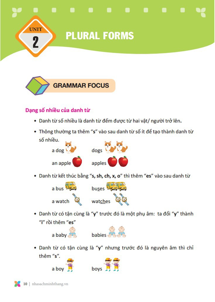bộ primary grammar - ngữ pháp tiếng anh theo chủ đề lớp 3 - tập 1 (tái bản 2024) - Ảnh 7