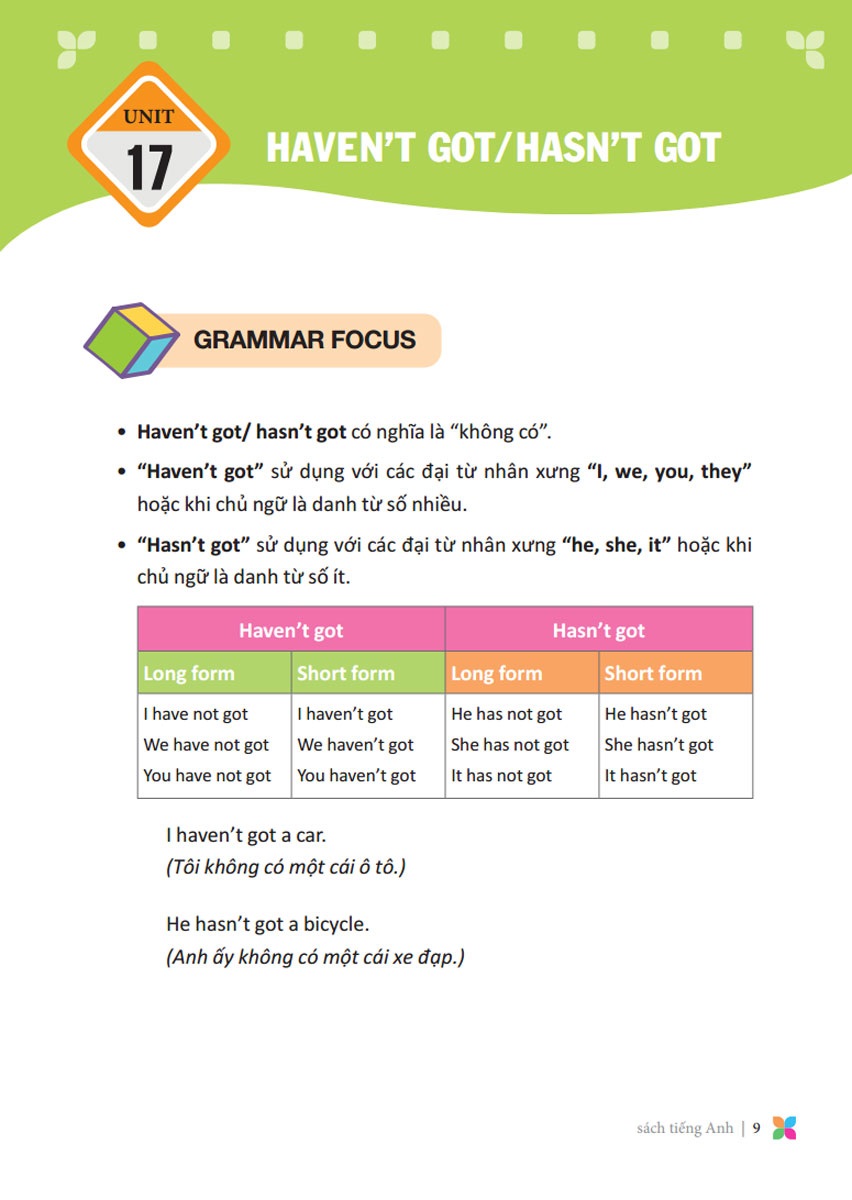 bộ primary grammar - ngữ pháp tiếng anh theo chủ đề lớp 3 - tập 2 - Ảnh 7