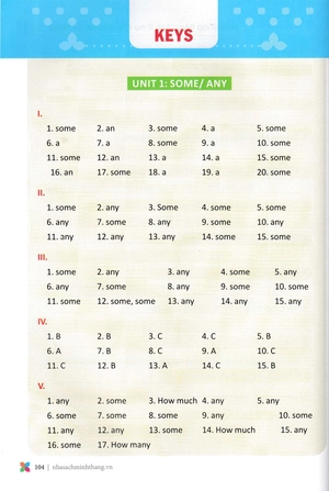 bộ primary grammar - ngữ pháp tiếng anh theo chủ đề lớp 5 - tập 1 - Ảnh 10
