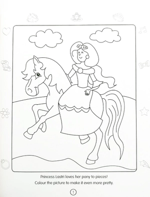 bộ princess sticker activity book 1 - Ảnh 3