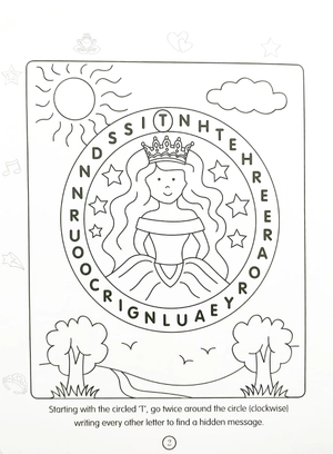 bộ princess sticker activity book 2 - Ảnh 4