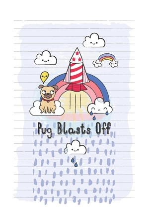 bộ pug blasts off (diary of a pug: scholastic branches) - Ảnh 3