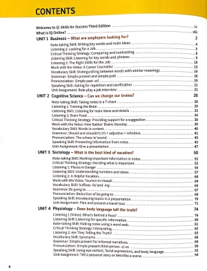 bộ q: skills for success: level 1: listening and speaking student book with iq online practice - 3rd edition - Ảnh 3