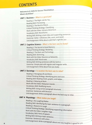 bộ q: skills for success: level 1: reading and writing student book with iq online practice - 3rd edition - Ảnh 3