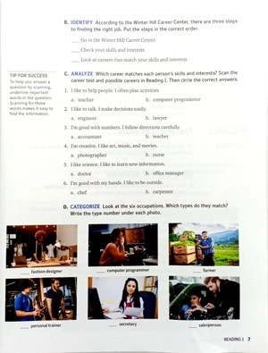 bộ q: skills for success: level 1: reading and writing student book with iq online practice - 3rd edition - Ảnh 7