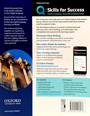 bộ q: skills for success: level 2: reading and writing student book with iq online practice - 3rd edition - Ảnh 10