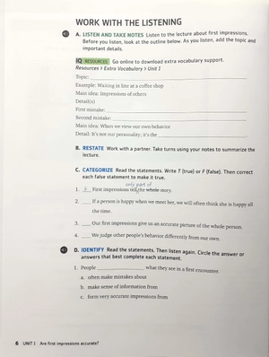 bộ q: skills for success: level 3: listening and speaking student book with iq online practice - 3rd edition - Ảnh 9