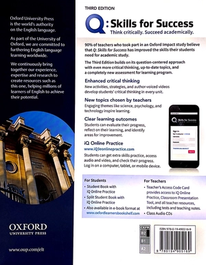 bộ q: skills for success: level 4: listening and speaking student book with iq online practice - 3rd edition - Ảnh 4