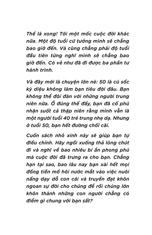 bộ quà tặng của thời gian - 50 vẫn tươi - hiểu người hiểu đời - Ảnh 5