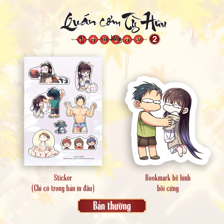 Bộ
						
										
										Quán Cơm Tỳ Hưu - Chỉ Có Vào Không Có Ra - Tập 2 - Tặng Kèm Sticker + Bookmark Bế Hình Bồi Cứng - Ảnh 5