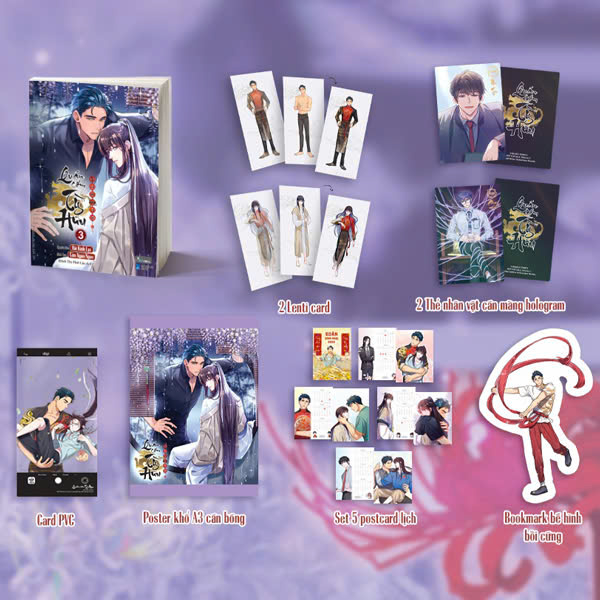 Bộ
						
										
										Quán Cơm Tỳ Hưu - Chỉ Có Vào Không Có Ra - Tập 3 - Bản Đặc Biệt - Tặng Kèm 1 Bookmark Bế Hình Bồi Cứng + 1 Set 05 Postcard Lịch + 2 Lenti Card + 2 Thẻ Nhân Vật Cán Màng Hologram + 1 Card PVC + 1 Poster A3 Cán Bóng