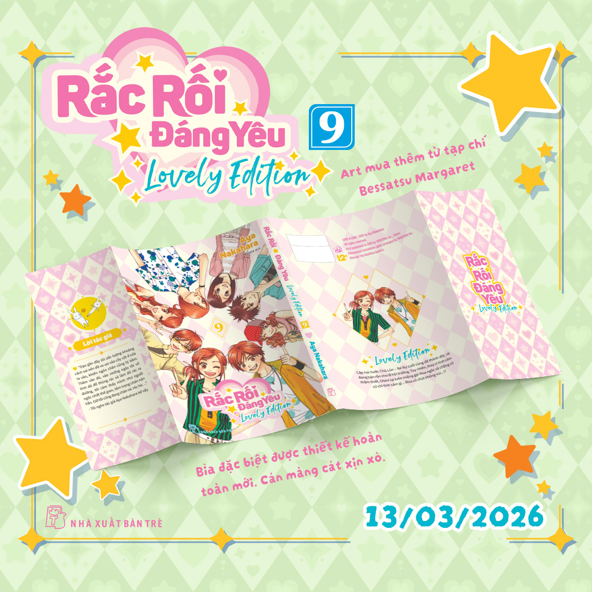 Bộ
						
										
										Rắc Rối Đáng Yêu - Love Com - Tập 9 - Bản Đặc Biệt - Tặng Kèm Bìa Lovely Edition + Clear Đựng Quà + Đĩa CD Giấy + Card Có Chữ Ký Tác Giả - Ảnh 3