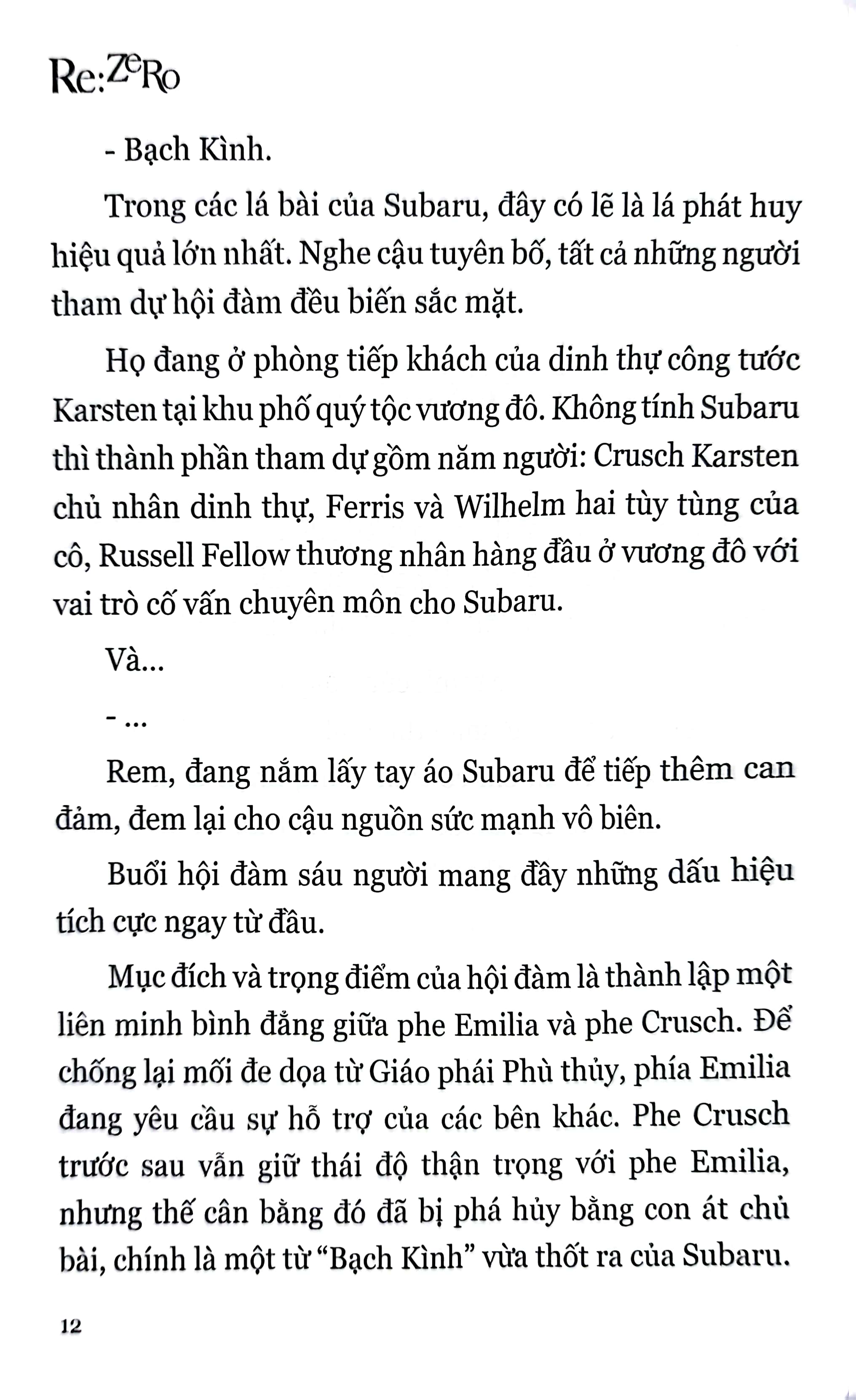 bộ re:zero - bắt đầu lại ở thế giới khác 7 (tái bản 2021) - Ảnh 5
