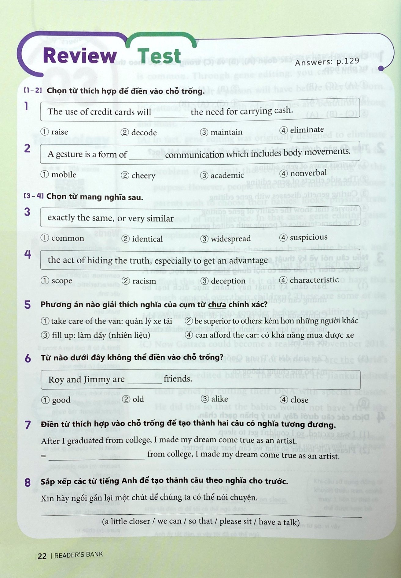 bộ reader's bank series 8 - Ảnh 11