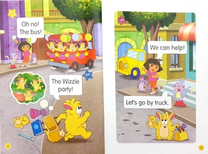 bộ reading stars: level 3: dora the explorer: the wizzle party - Ảnh 3