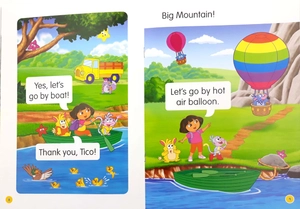 bộ reading stars: level 3: dora the explorer: the wizzle party - Ảnh 6