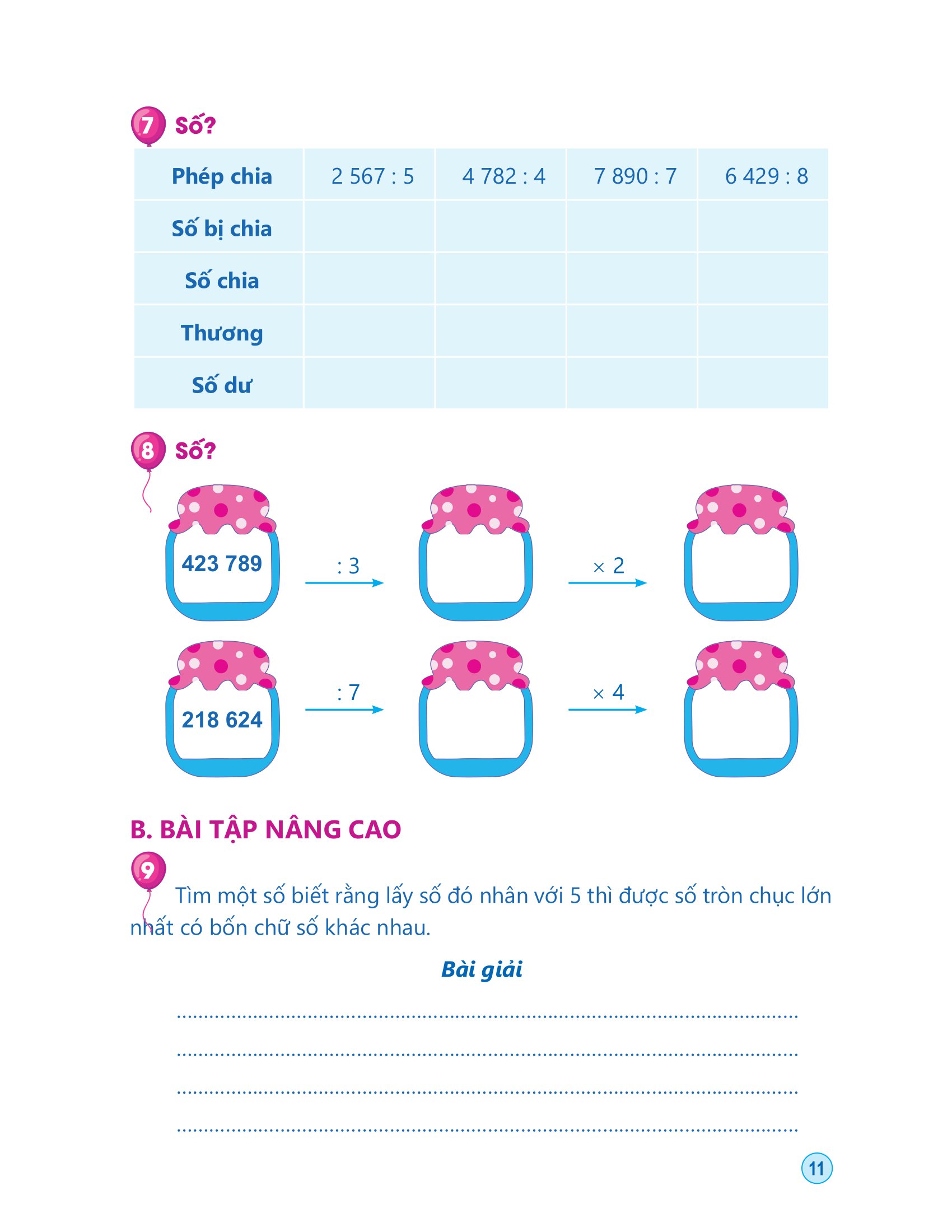 bộ rèn kĩ năng giải toán lớp 4 - tập 2 - Ảnh 11