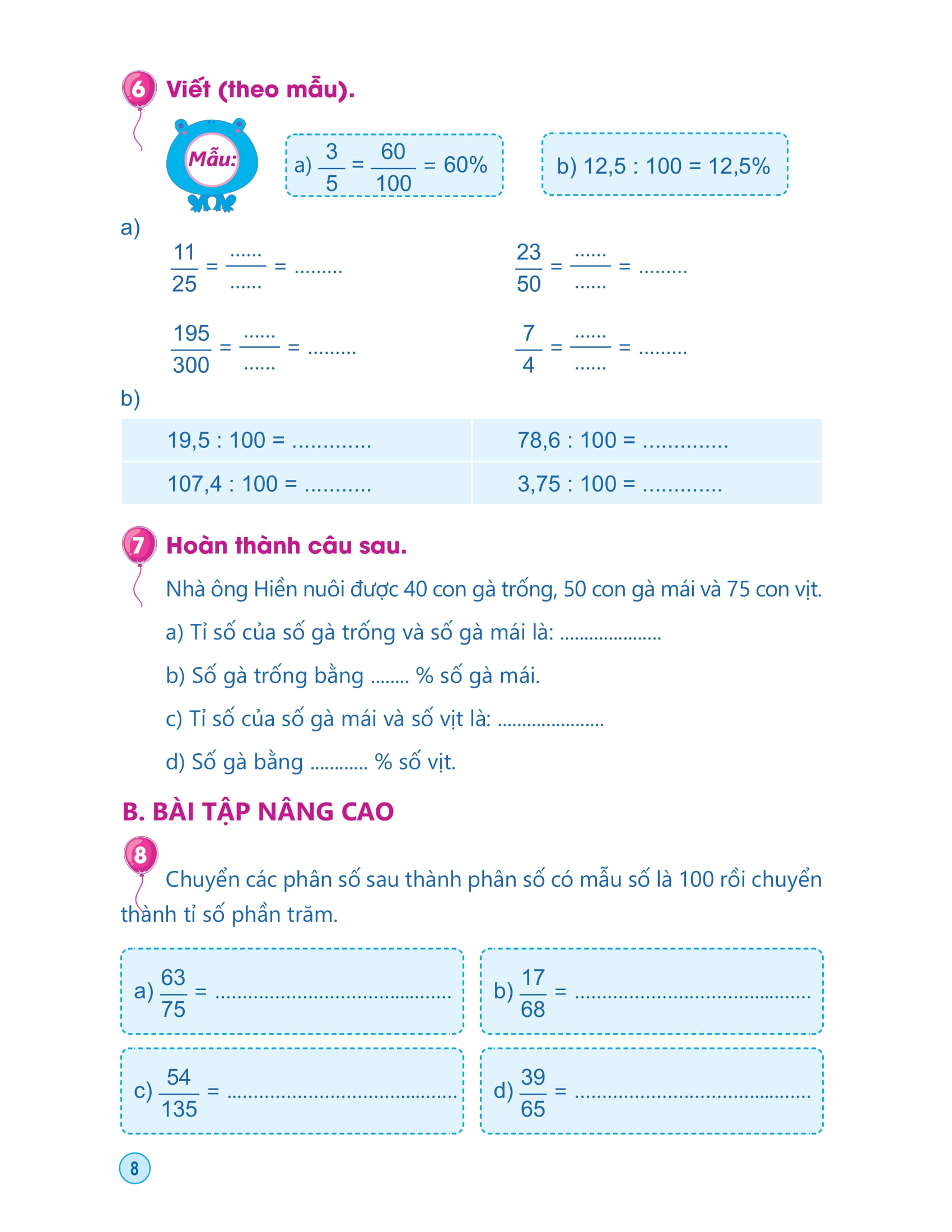 Bộ Rèn Kĩ Năng Giải Toán Lớp 5 - Tập 2 - Ảnh 7
