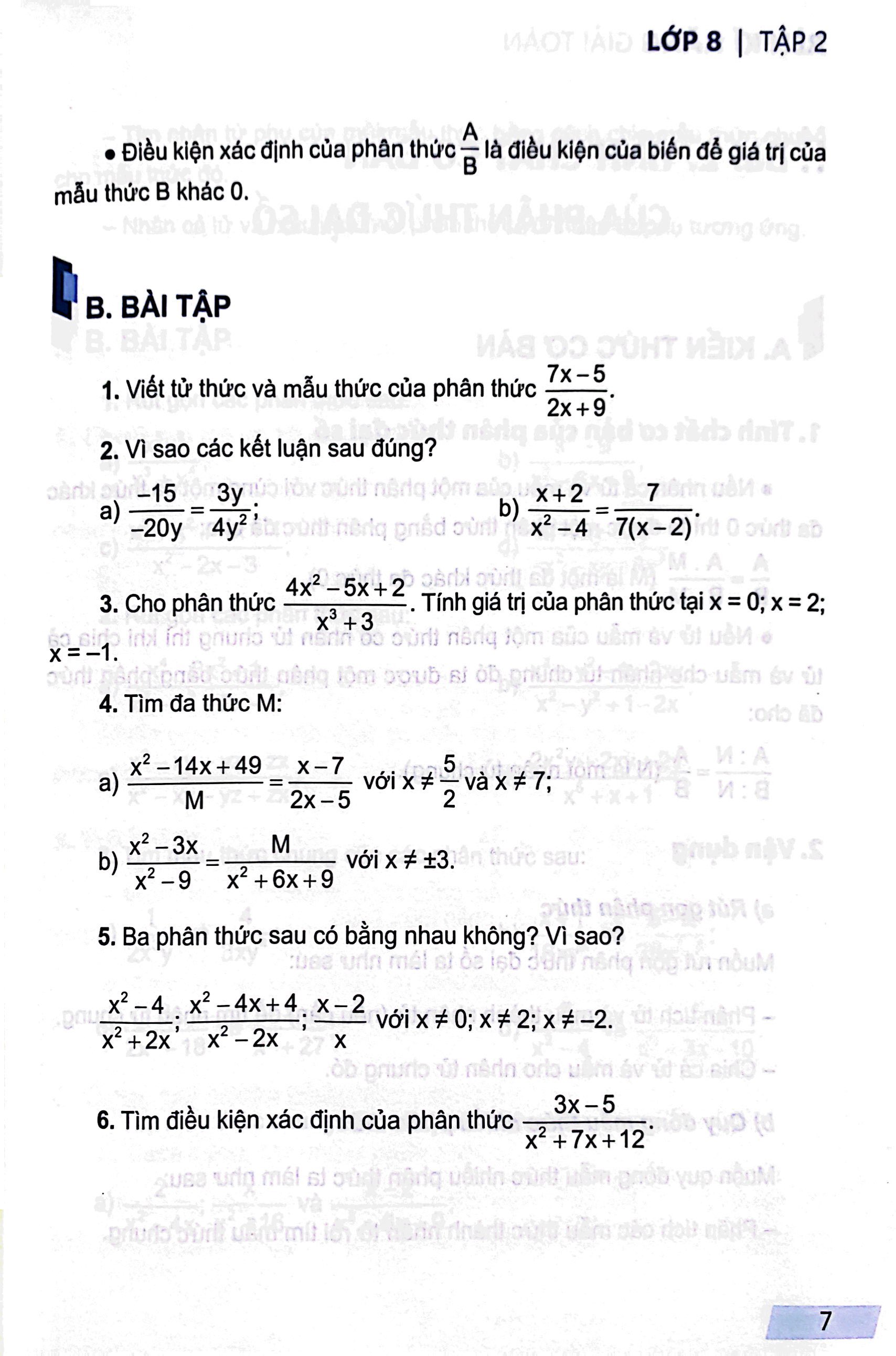 bộ rèn kĩ năng giải toán lớp 8 - tập 2 (theo chương trình giáo dục phổ thông mới) - Ảnh 6