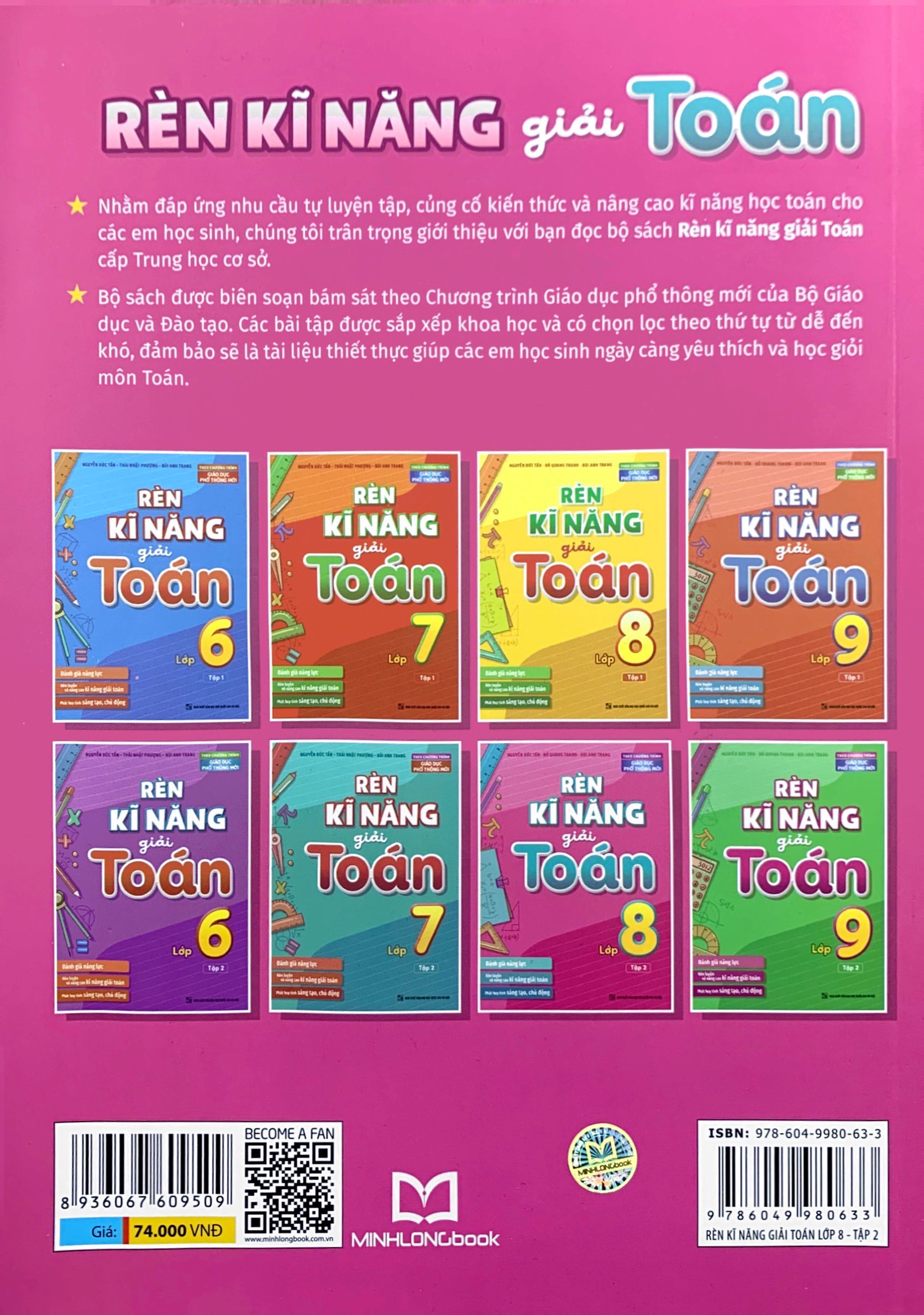 bộ rèn kĩ năng giải toán lớp 8 - tập 2 (theo chương trình giáo dục phổ thông mới) - Ảnh 7