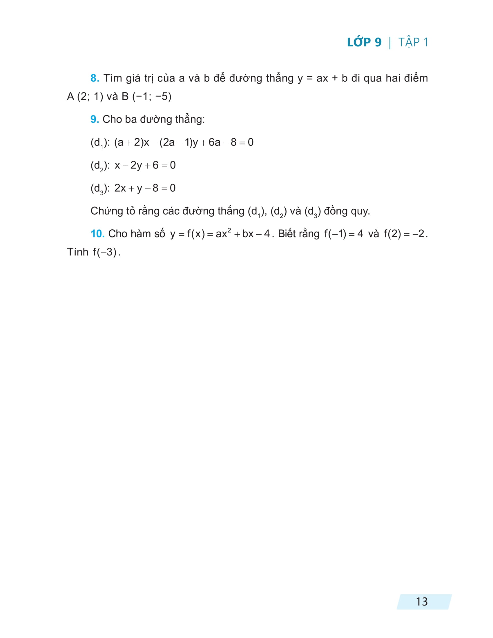 Bộ Rèn Kĩ Năng Giải Toán Lớp 9 - Tập 1 - Ảnh 12