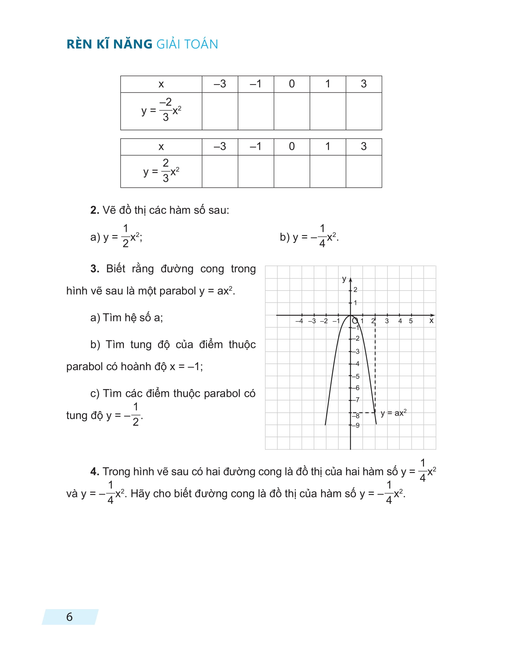 Bộ Rèn Kĩ Năng Giải Toán Lớp 9 - Tập 2 - Ảnh 7