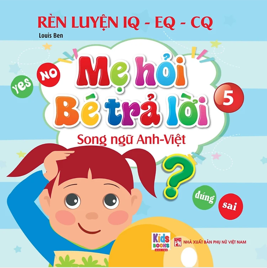 bộ rèn luyện iq-eq-cq - mẹ hỏi bé trả lời 5 - song ngữ anh-việt - Ảnh 2