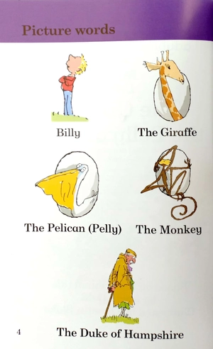bộ roald dahl: the giraffe, the pelly and me - ladybird readers level 3 - Ảnh 3