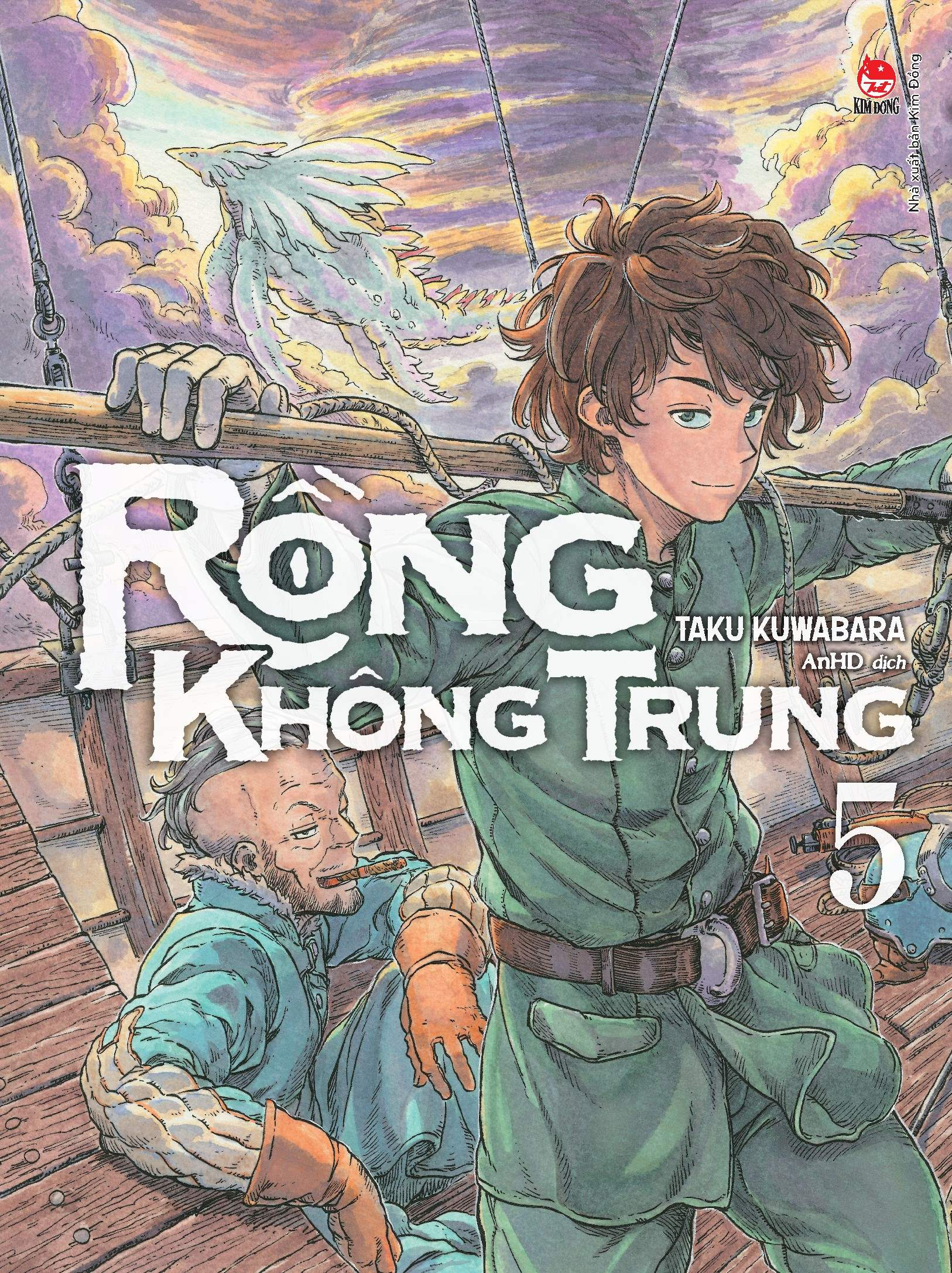 bộ rồng không trung - tập 5 - tặng kèm postcard - Ảnh 2