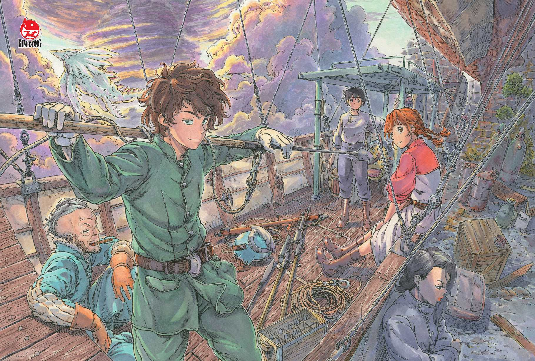 bộ rồng không trung - tập 5 - tặng kèm postcard - Ảnh 3