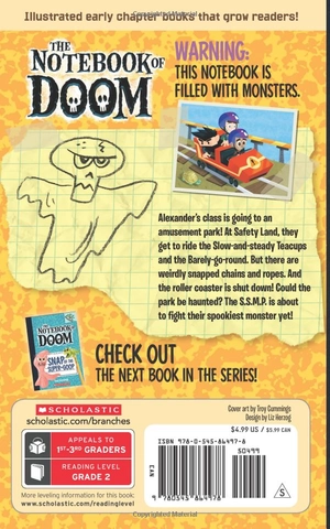 bộ rumble of the coaster ghost: a branches book (the notebook of doom #9) - Ảnh 15