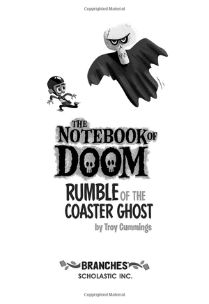 bộ rumble of the coaster ghost: a branches book (the notebook of doom #9) - Ảnh 3