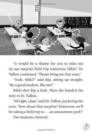 bộ rumble of the coaster ghost: a branches book (the notebook of doom #9) - Ảnh 7