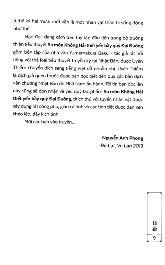 bộ sa môn không hải - thết yến bầy quỷ đại đường - tập 1 - Ảnh 6