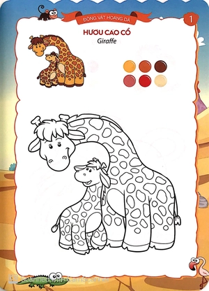 bộ sắc màu của bé - động vật hoang dã - Ảnh 4