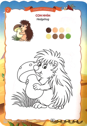 bộ sắc màu của bé - động vật hoang dã - Ảnh 5