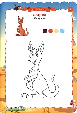 bộ sắc màu của bé - động vật hoang dã - Ảnh 8