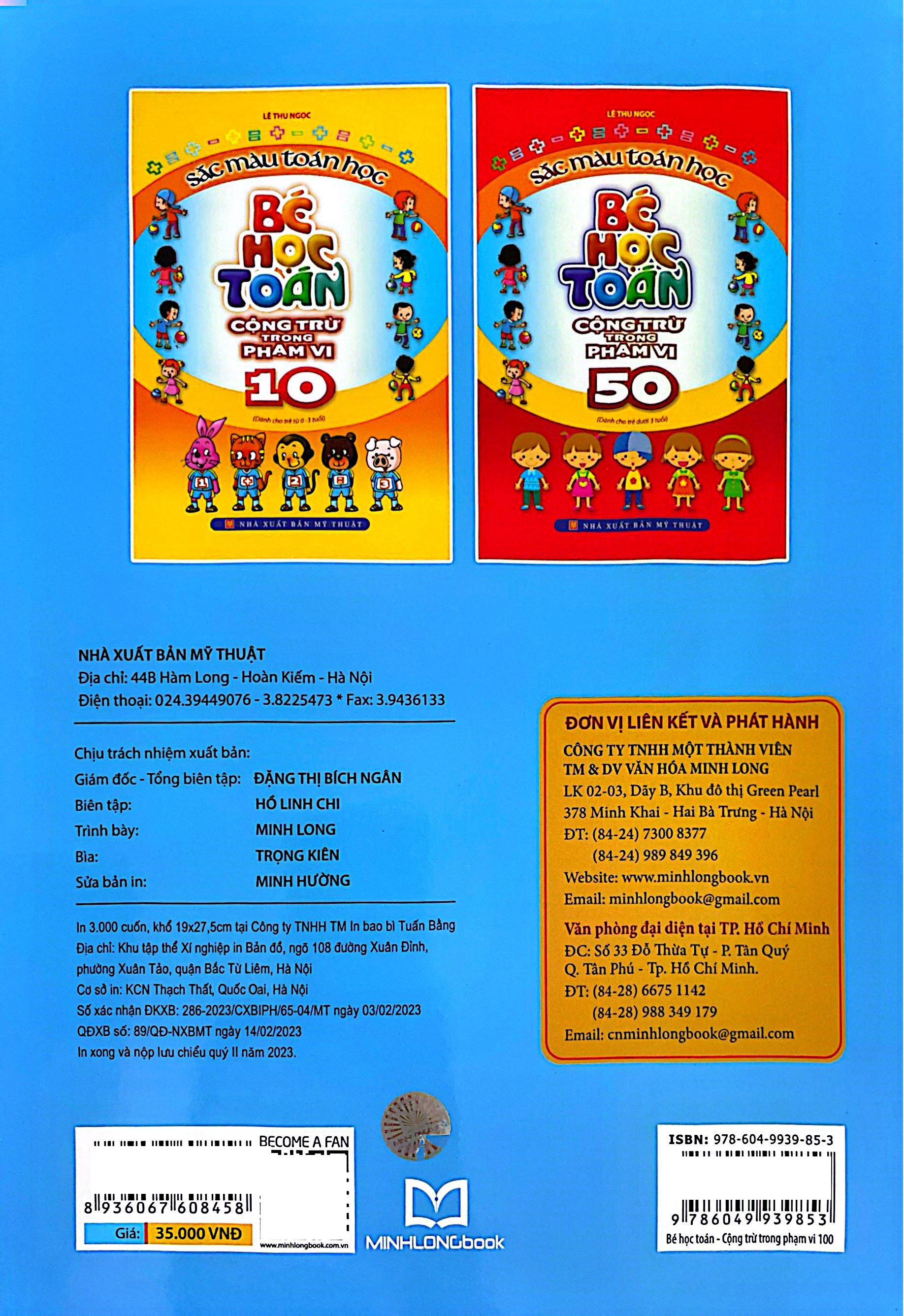 Bộ Sắc Màu Toán Học - Bé Học Toán - Cộng Trừ Trong Phạm Vi 100 (Tái Bản 2023) - Ảnh 7