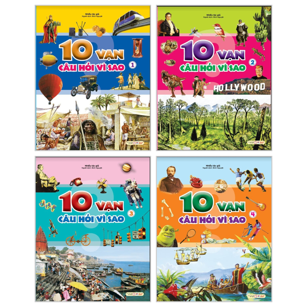 bộ sách 10 vạn câu hỏi vì sao - tập 1 - 4 (bộ 4 cuốn)