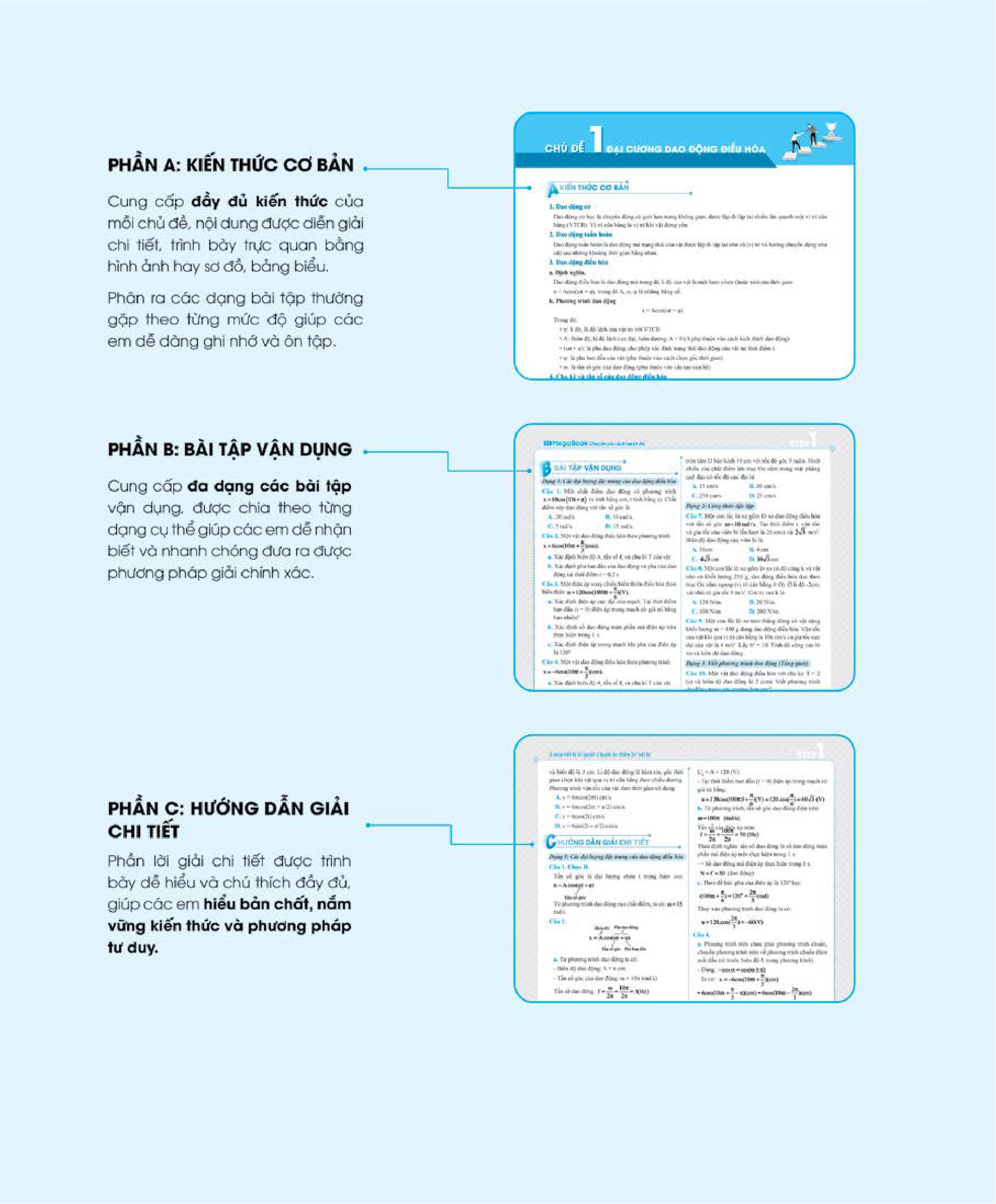 bộ sách 3 step khối a1 - tiết lộ bí quyết 3 bước đạt điểm 8+ toán - lý - anh - Ảnh 4