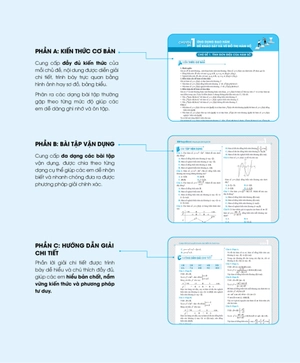 bộ sách 3 step khối d7 - tiết lộ bí quyết 3 bước đạt điểm 8+ toán - hóa - anh - Ảnh 14