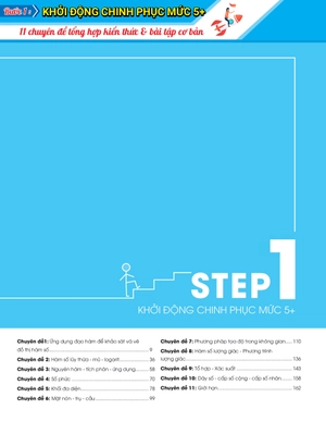 bộ sách 3 step khối d7 - tiết lộ bí quyết 3 bước đạt điểm 8+ toán - hóa - anh - Ảnh 15