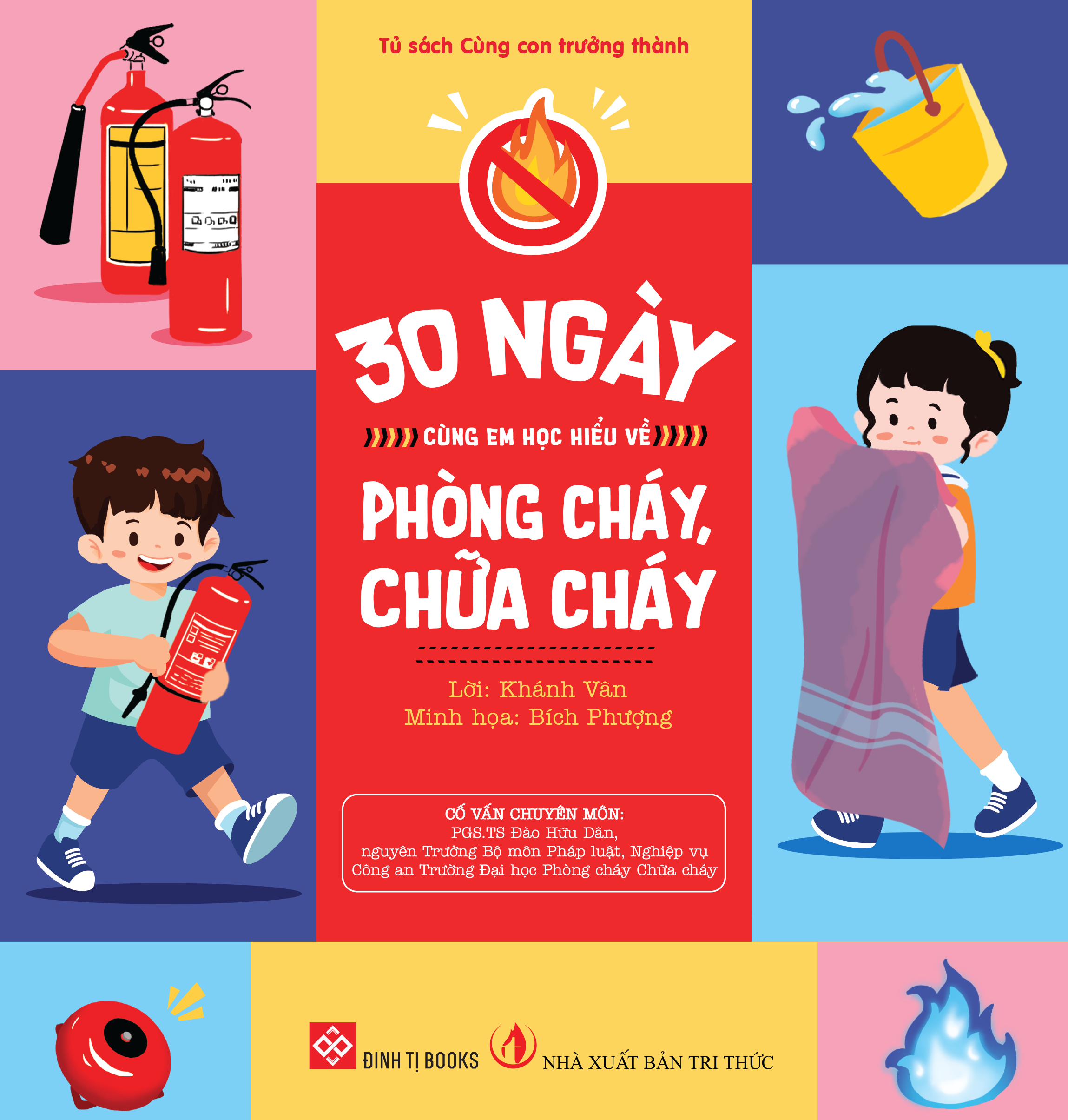 bộ sách 30 ngày cùng em học hiểu về - phòng cháy, chữa cháy + phòng chống đuối nước (bộ 2 cuốn) - Ảnh 2