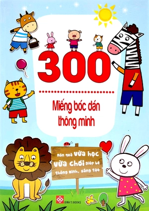 bộ sách 300 miếng bóc dán thông minh (bộ 6 cuốn) - Ảnh 2