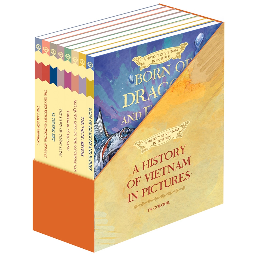 bộ sách a history of vietnam in pictures (in colour) - phiên bản tiếng anh (bộ hộp 8 cuốn) - Ảnh 2