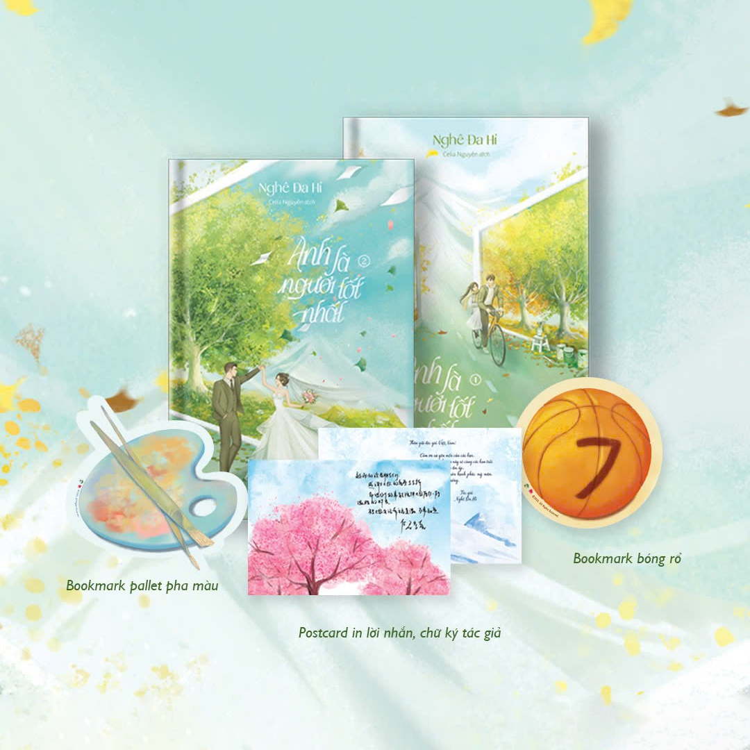 Bộ Sách Anh Là Người Tốt Nhất - Tập 1 + Tập 2 (Bộ 2 Tập) - Tặng Kèm Bookmark Pallet Pha Màu + Bookmark Bóng Rổ + Postcard - Ảnh 2