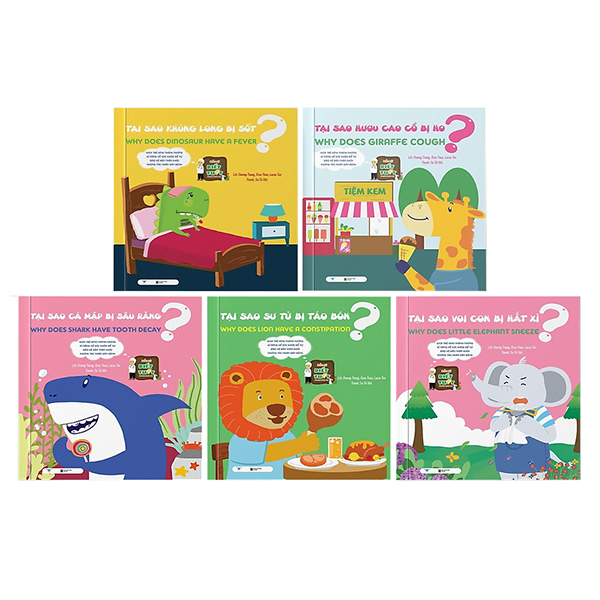 bộ sách bác sĩ biết tuốt - song ngữ việt-anh (bộ 5 cuốn)