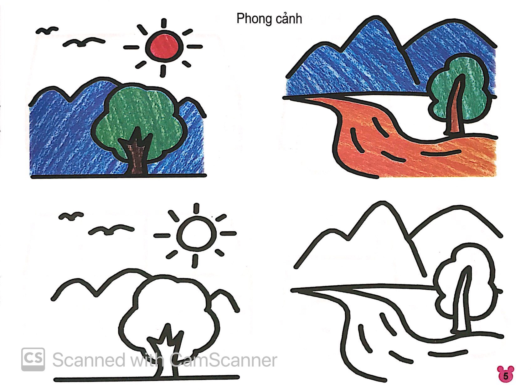 bộ sách bạn nhỏ ơi tô màu thật là dễ: vẽ lên những gam màu tươi sáng của trẻ thơ (bộ 9 cuốn) - Ảnh 9