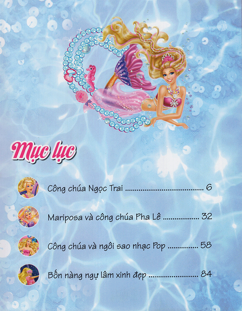 bộ sách barbie - câu chuyện về những nàng công chúa (bộ 2 cuốn) - Ảnh 3