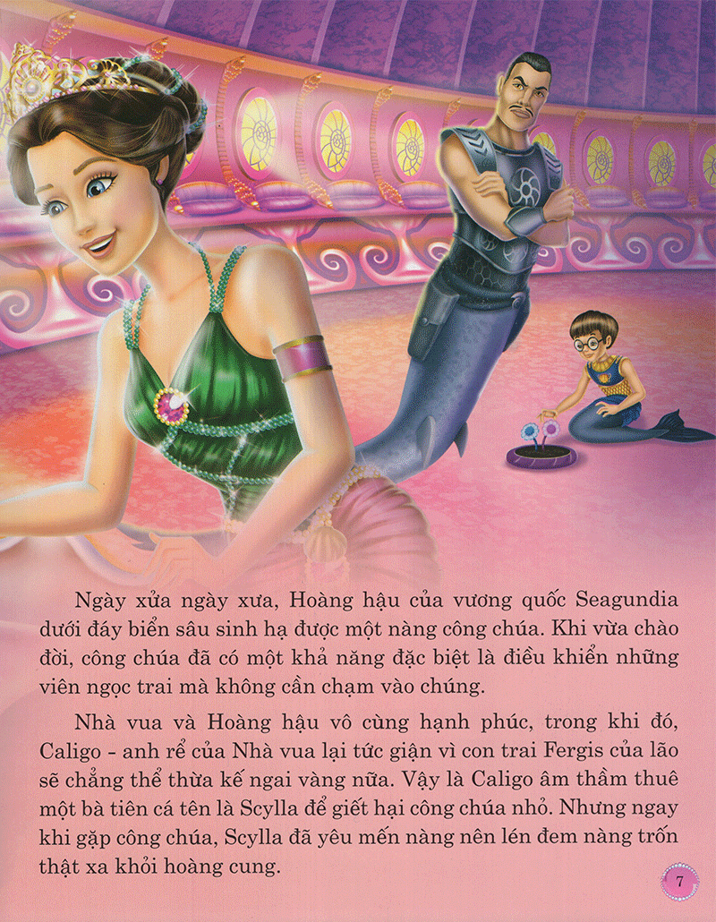 bộ sách barbie - câu chuyện về những nàng công chúa (bộ 2 cuốn) - Ảnh 5